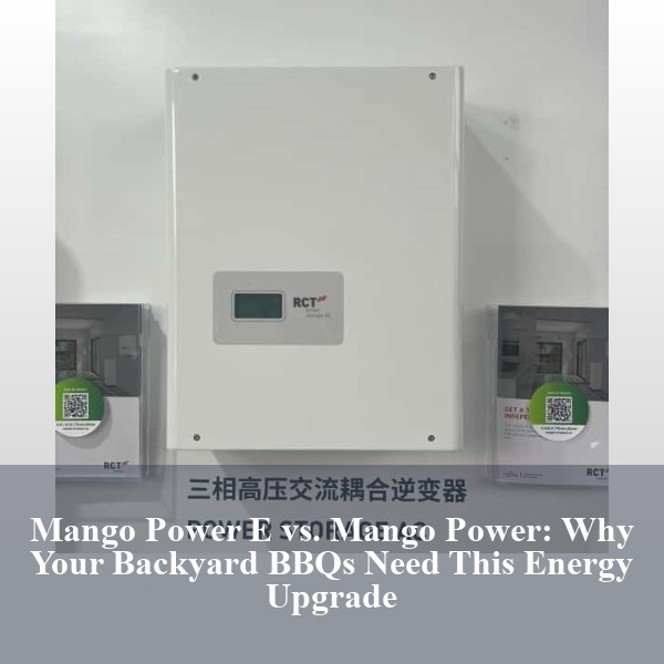 Mango Power E vs. Mango Power: Why Your Backyard BBQs Need This Energy Upgrade